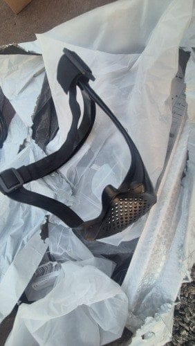 Customer photo review of Visière de protection intégrale anti-buée