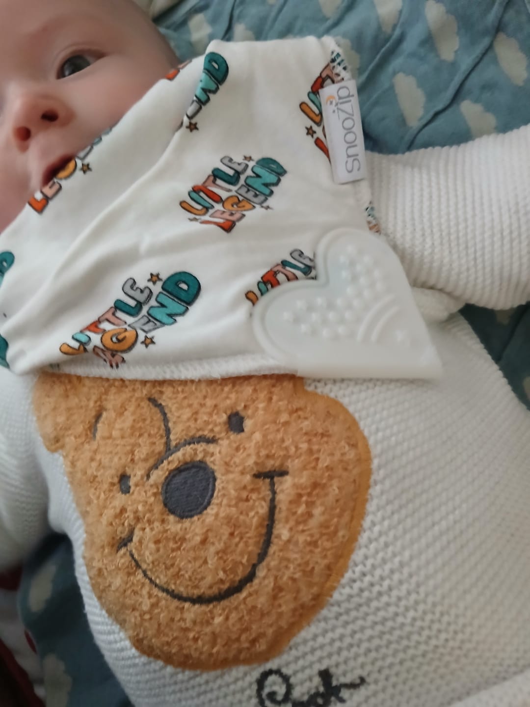 Customer photo review of Bainne Teething Bib