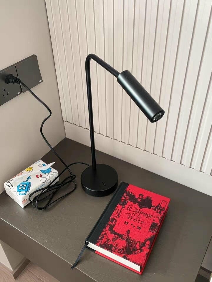 Customer photo review of Rotating Head Table Lamp, Aluminium Stem, Warm to Daylight