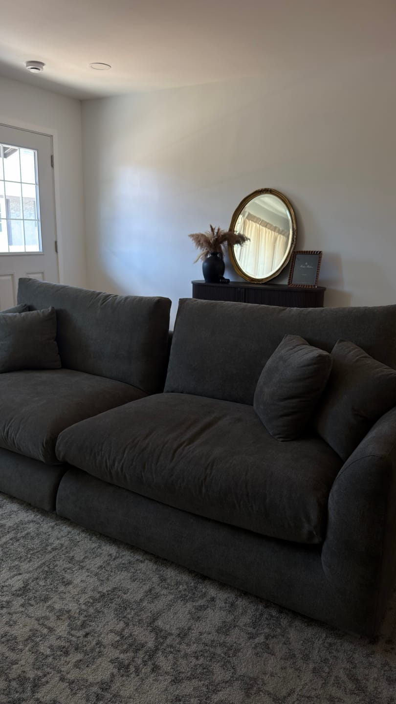 Customer photo review of Feathers Sofa