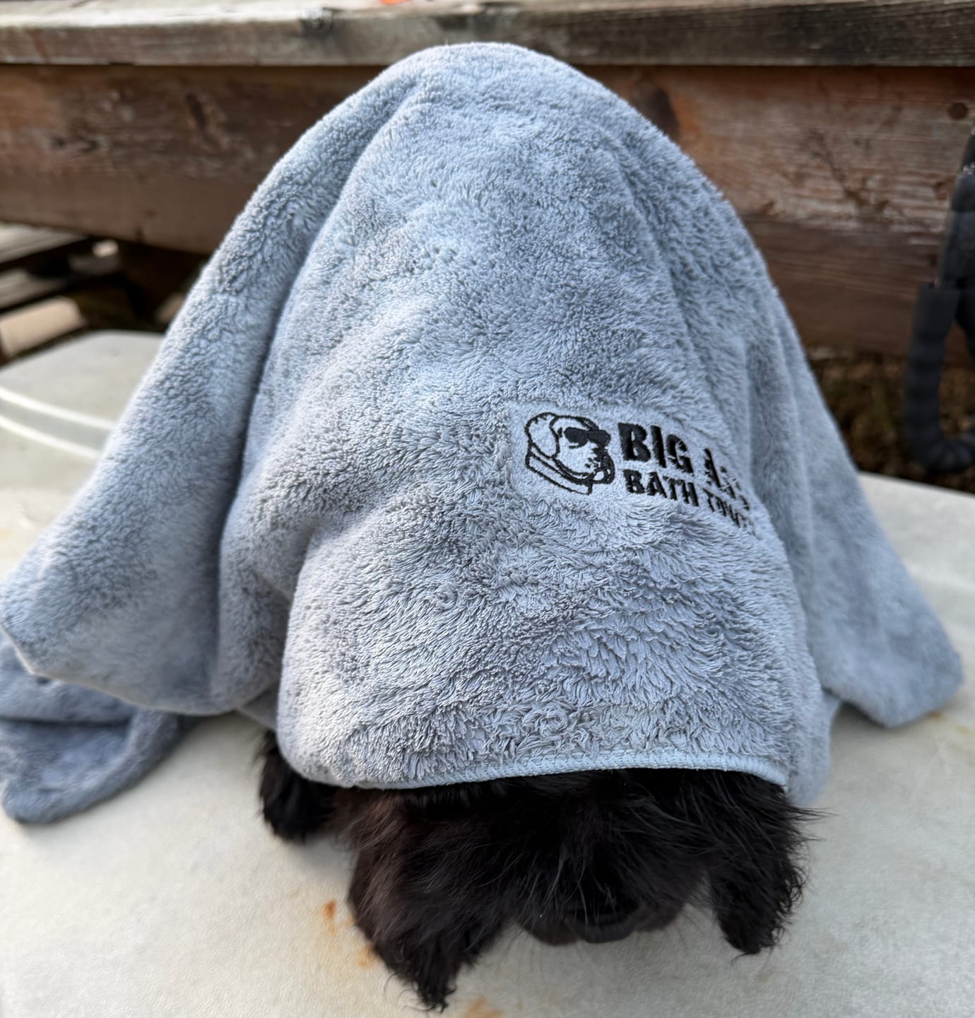 Customer photo review of Big Ass Bath Towel