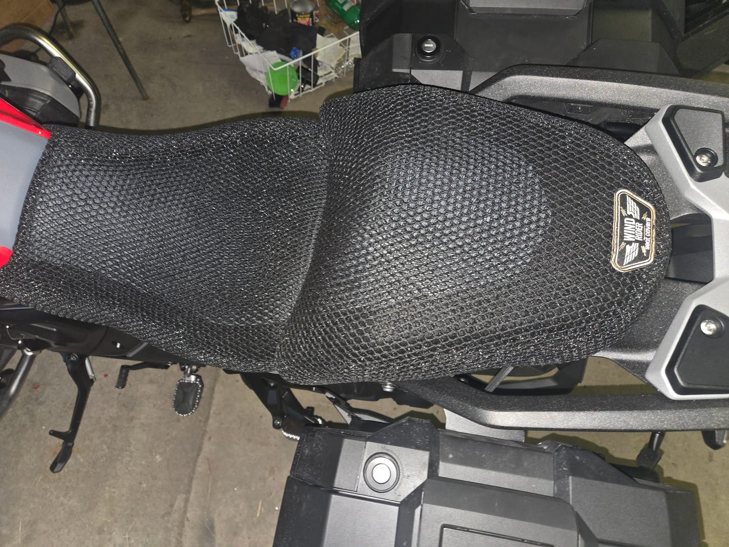 Customer photo review of Wind Rider Seat Cover