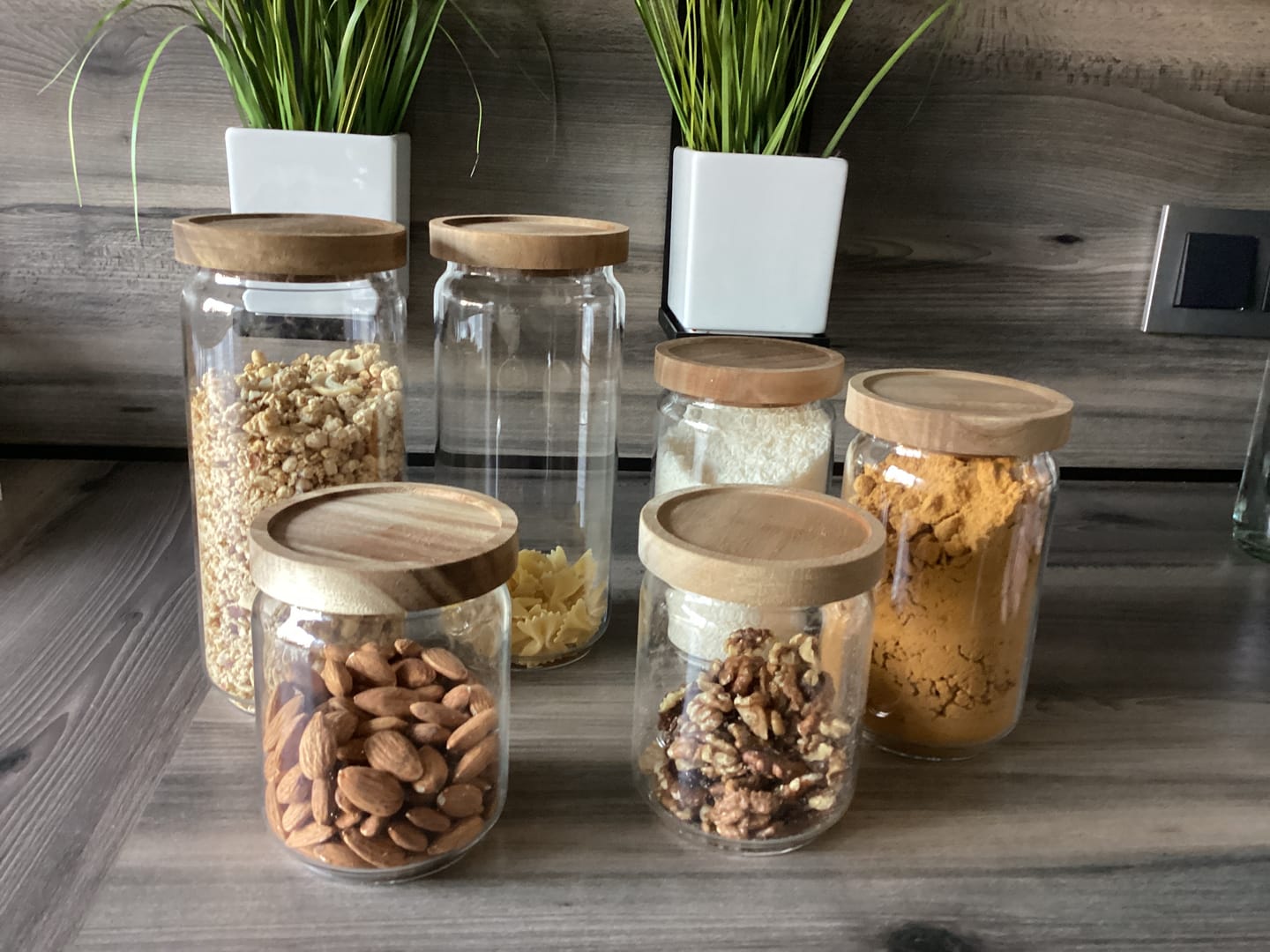 Customer photo review of Vorratsgläser mit Holzdeckel