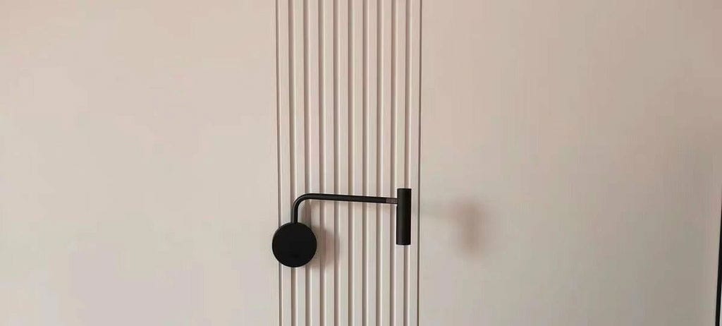 Customer photo review of Gold Wall Light, Integrated LED, 12 cm Disc Base, Wall Sconce