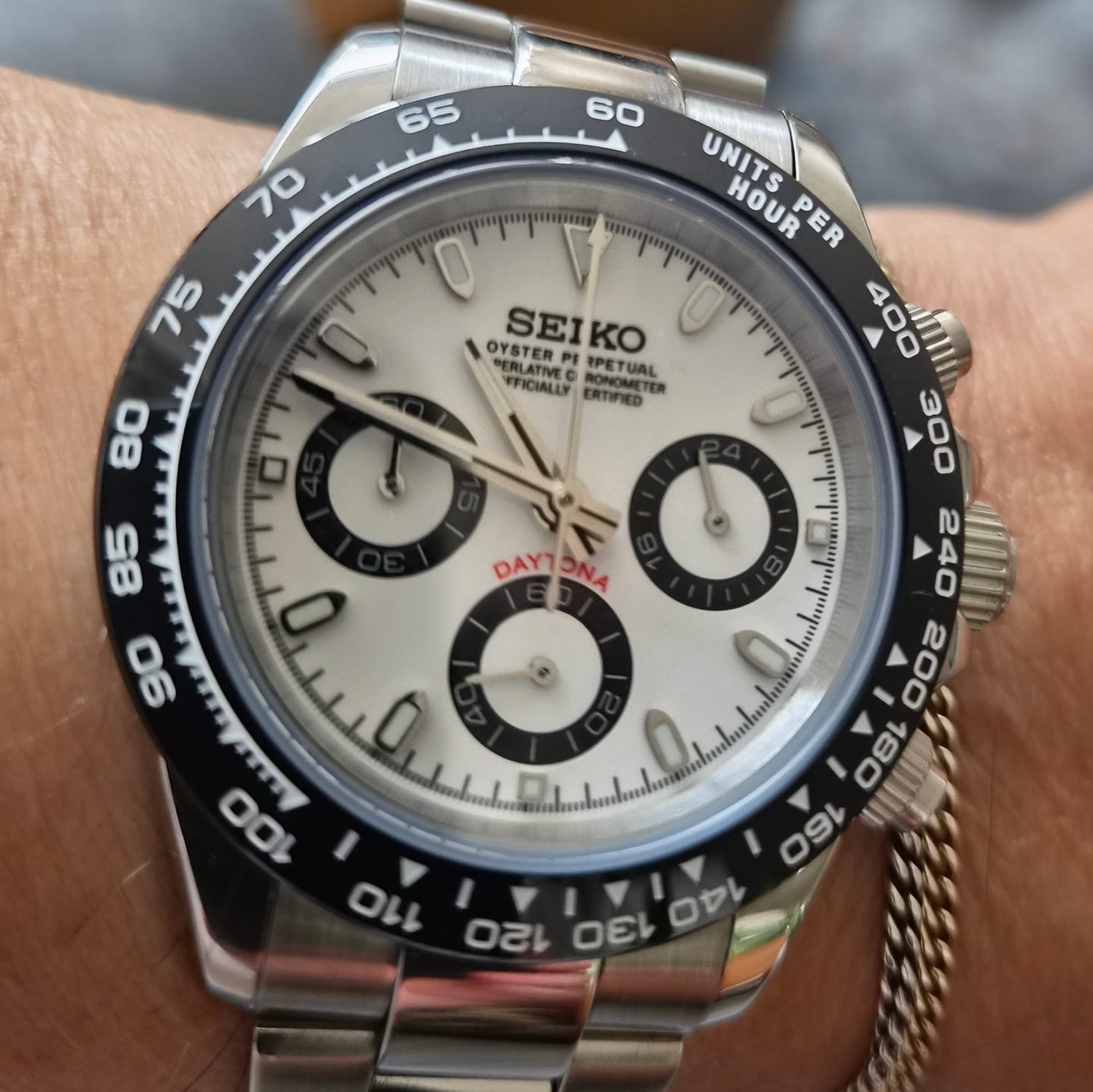 Customer photo review of Seiko Mod Daytona | TWT