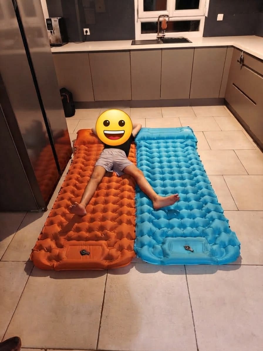 Customer photo review of Matelas gonflable Coziya®