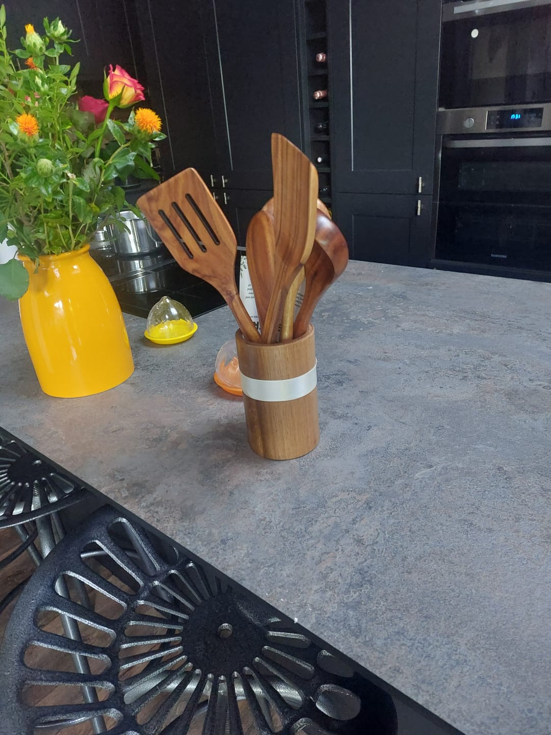 Customer photo review of Hälsa Trä Natural Wood Utensil Set