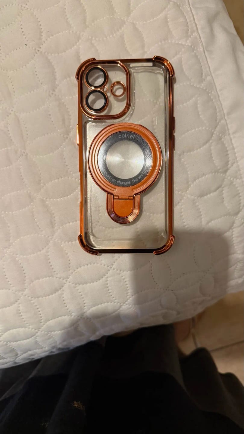 Customer photo review of Coque iPhone anti-chute à anneau invisible Airluma
