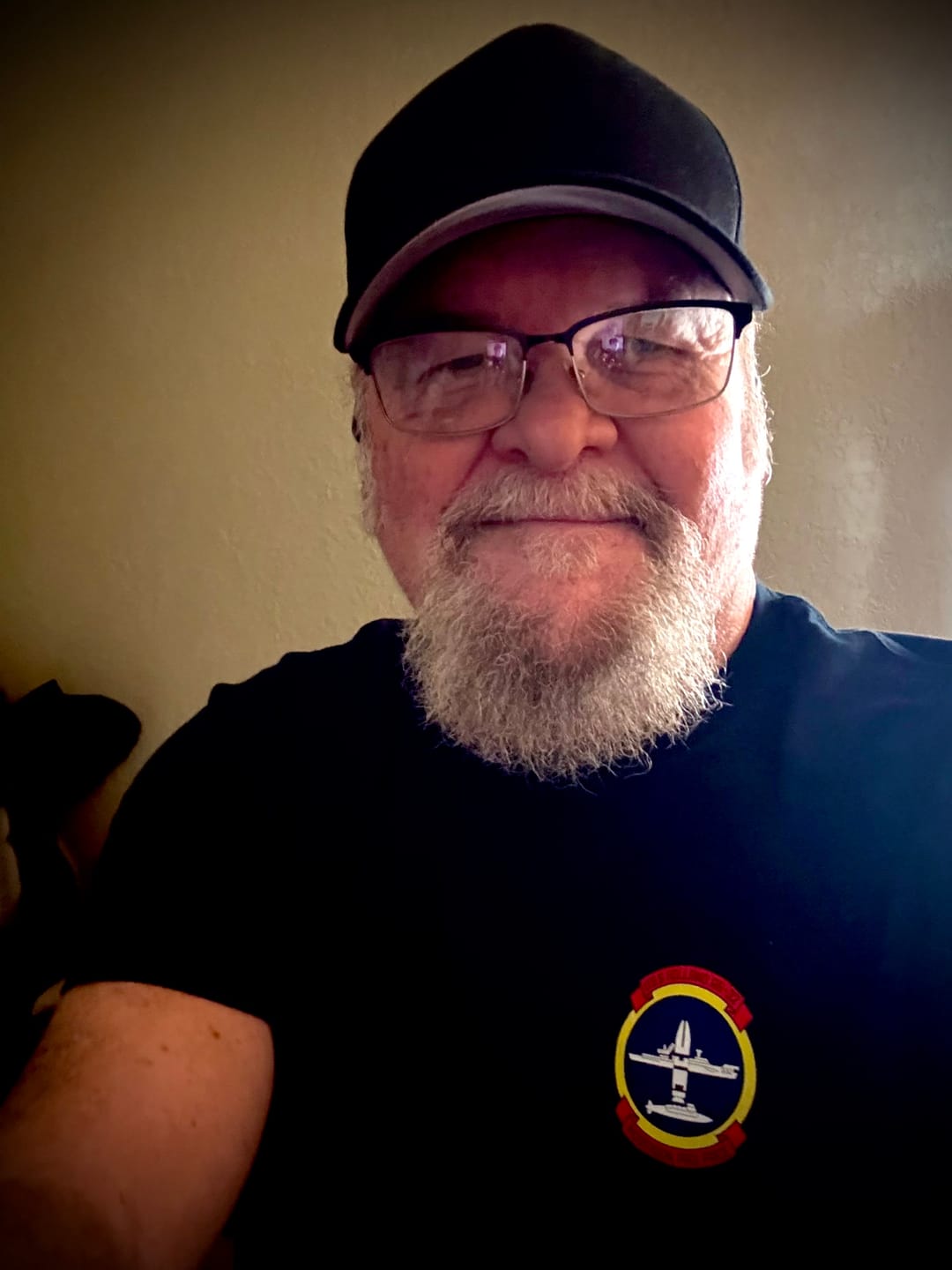 Customer photo review of Submarine Tender Cotton T-Shirt with Ship Patch