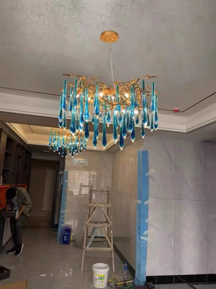 Customer photo review of Lyra Crystal Branch Chandelier