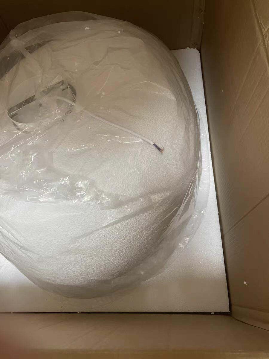 Customer photo review of Cloud Sphere Ceiling Light, Textured White Finish, 45 to 70 cm Wide