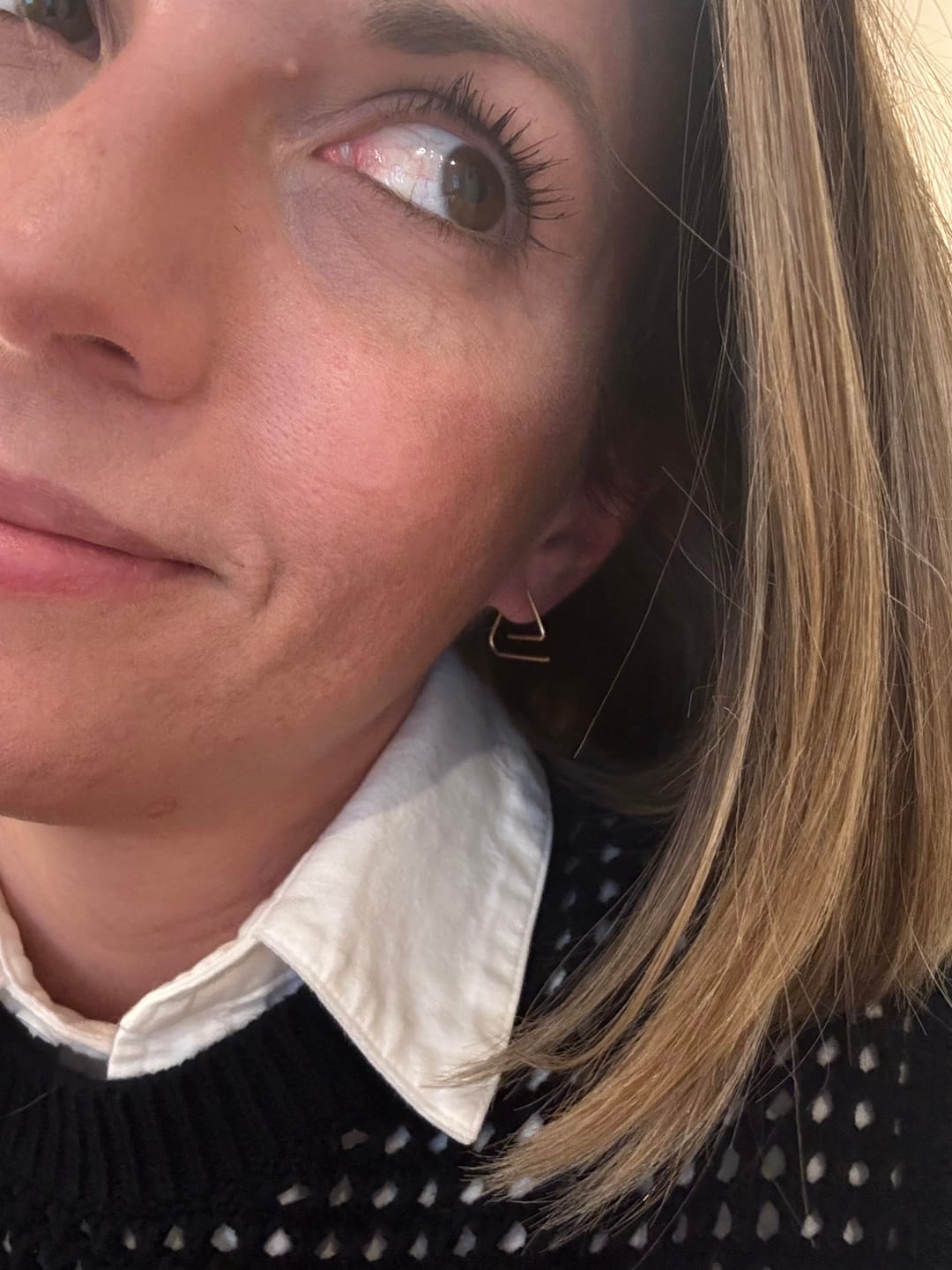 Customer photo review of Tre Earrings