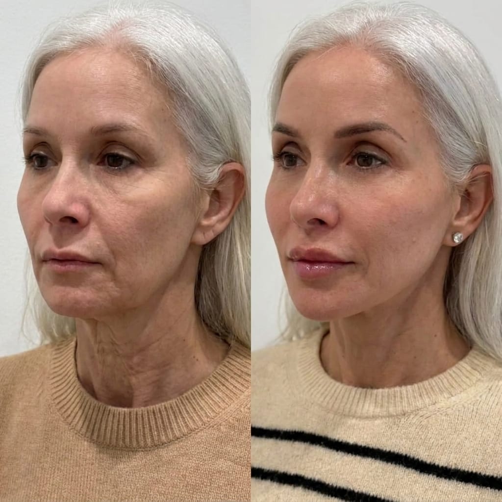 Customer photo review of 5-Minute Sculpting PDRN Cream
