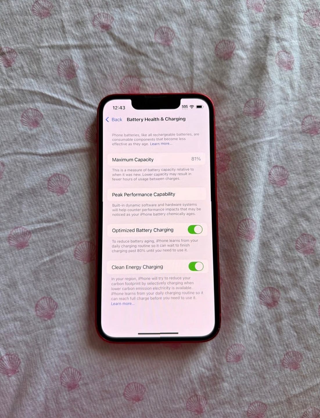 Customer photo review of iPhone 13 mini