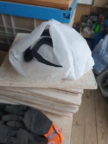 Customer photo review of Visière de protection intégrale anti-buée