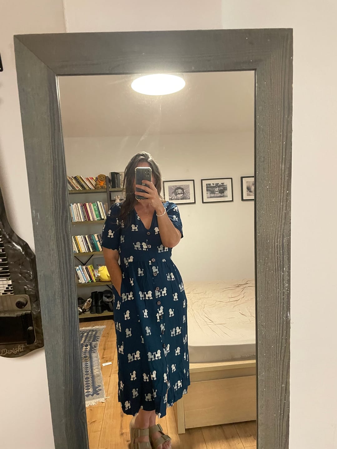 Customer photo review of שמלת יולי שרוול פודלים M