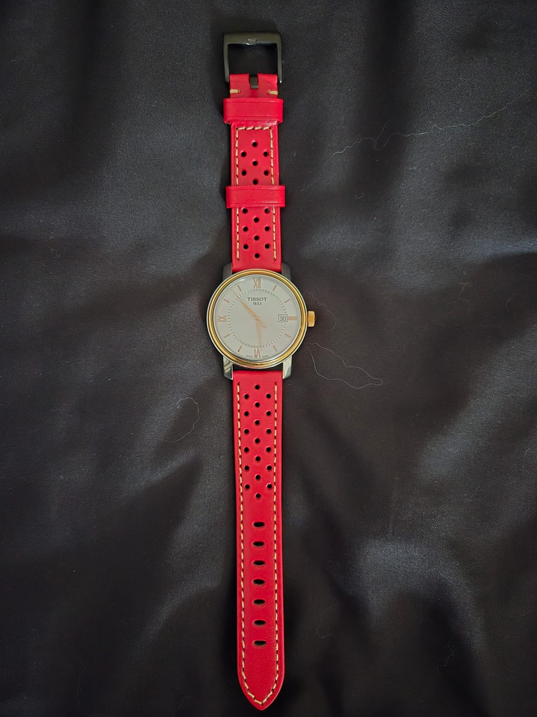 Customer photo review of Leather Sport Grip - Stop Red