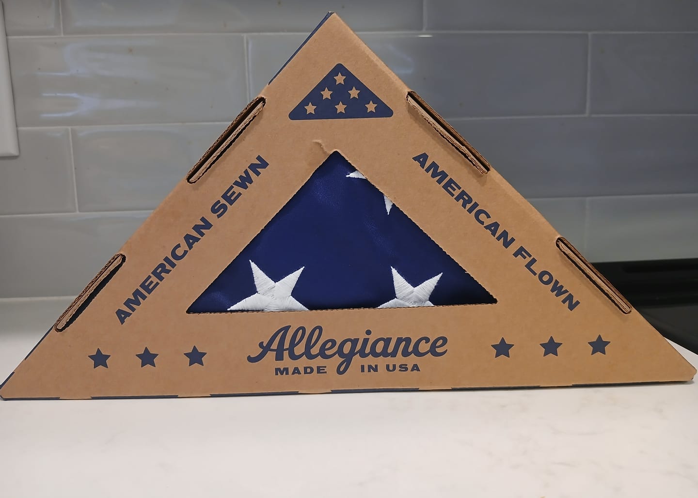 Customer photo review of 3' x 5' American Flag