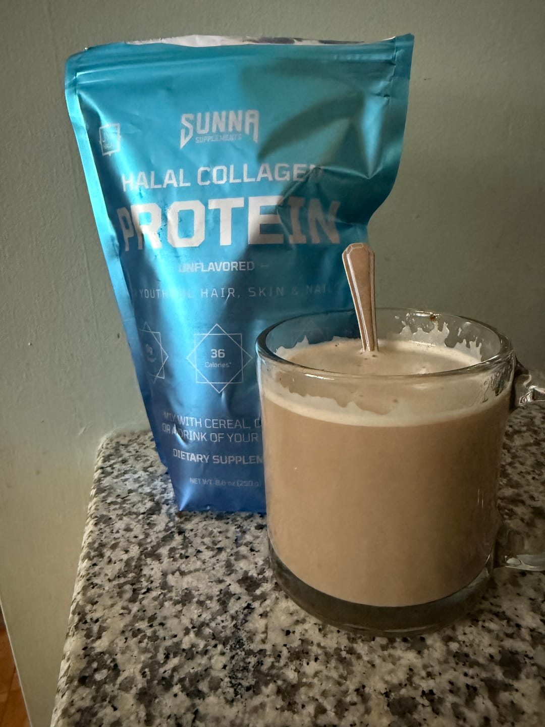 Customer photo review of Halal Collagen Protein