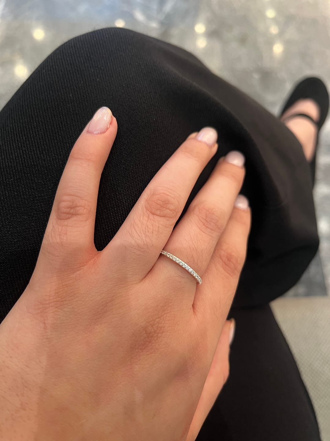 Customer photo review of Anillo Churumbela Zirconias Completa