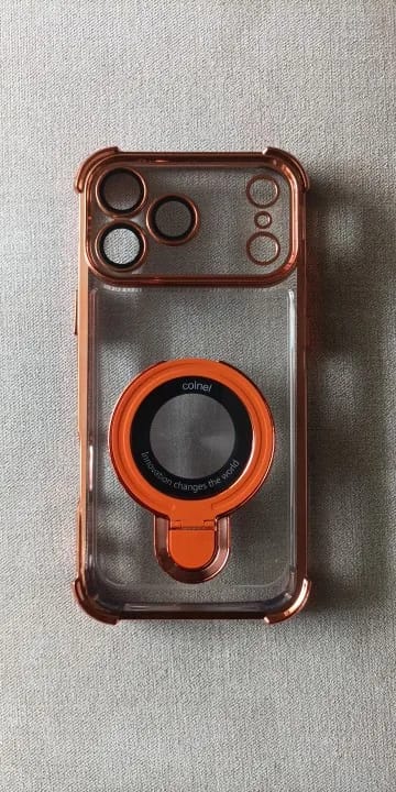 Customer photo review of Coque iPhone anti-chute à anneau invisible Airluma