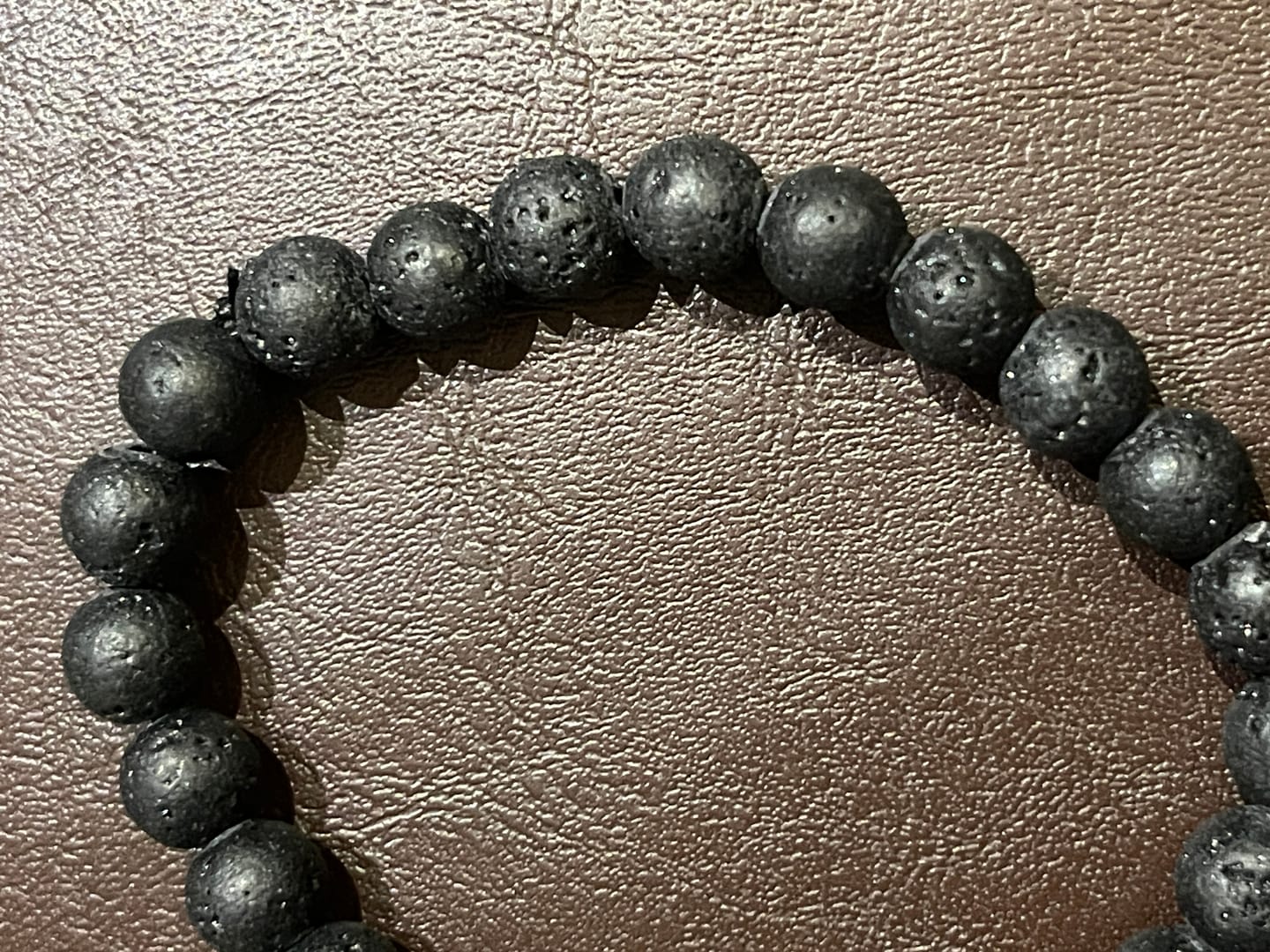 Customer photo review of Natural Volcanic Lava Bracelet | Vastu Remedy for Rebirth, Energy & Emotional Balance | 8 mm Beads