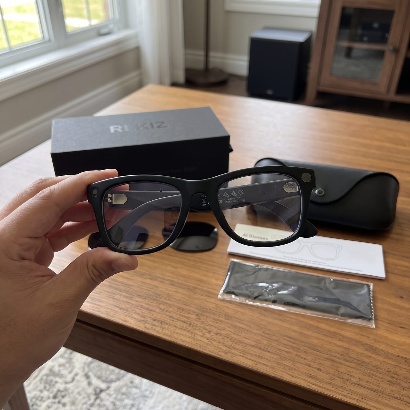 Customer photo review of Rekiz Nova / AI Smart Glasses