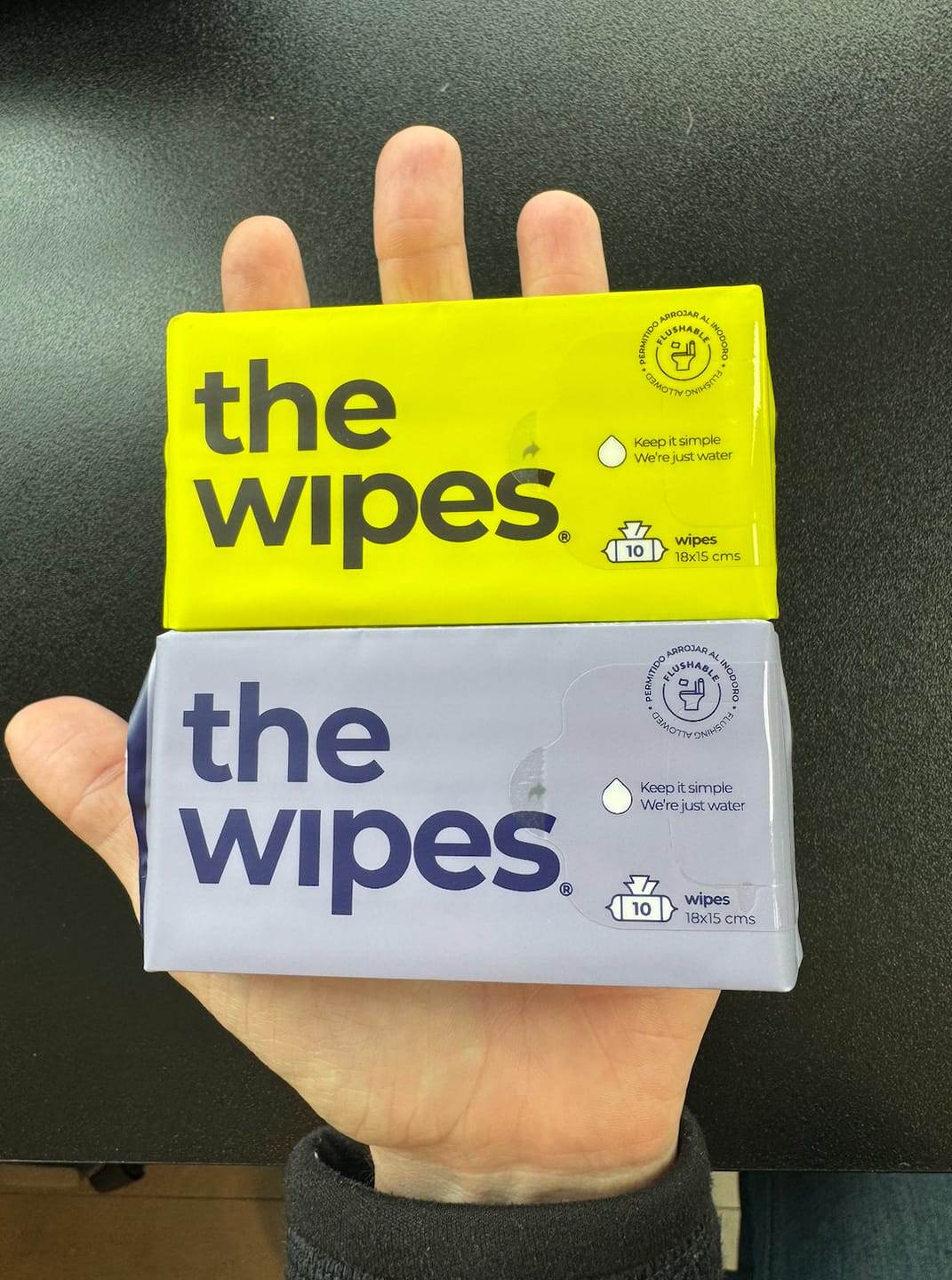 Customer photo review of packs — the wipes® pocket 54un
