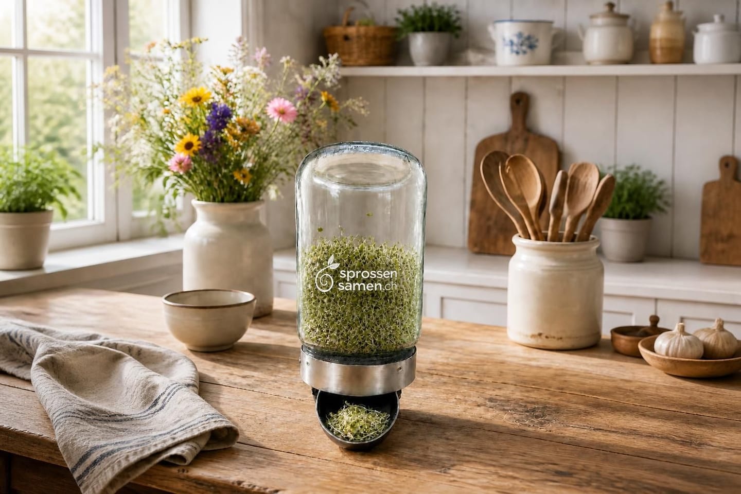 Customer photo review of Zwiebeln/Lauch Bio Samensprossen