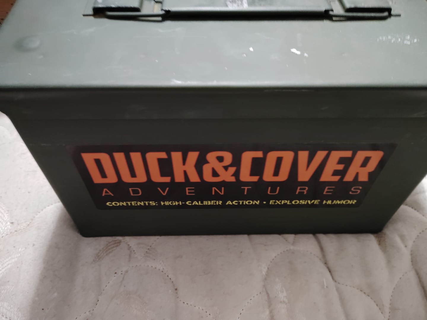 Customer photo review of The Complete Duck & Cover Adventures Series (Audiobooks)