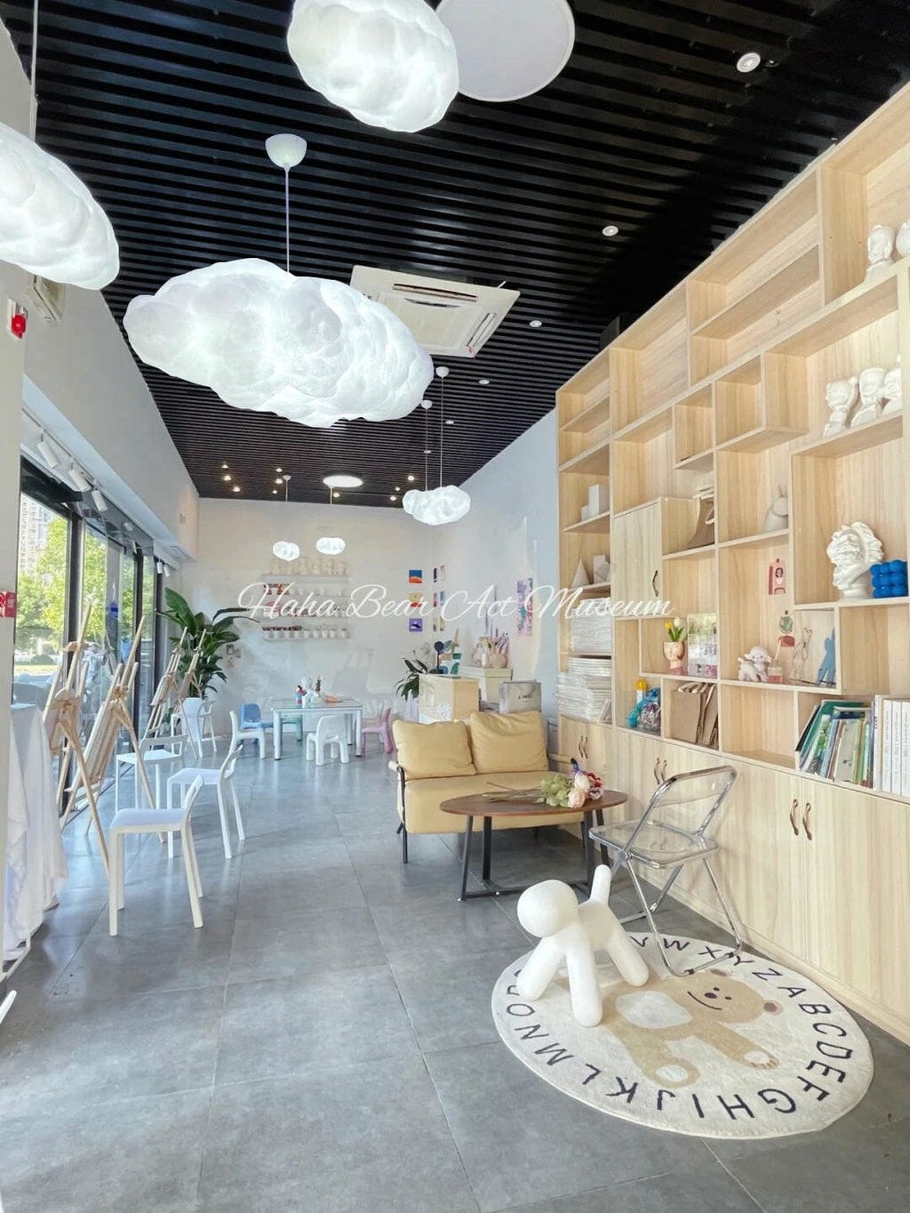 Customer photo review of Cloud-Shaped Fabric Pendant Light, Creased Texture, 30 to 90 cm