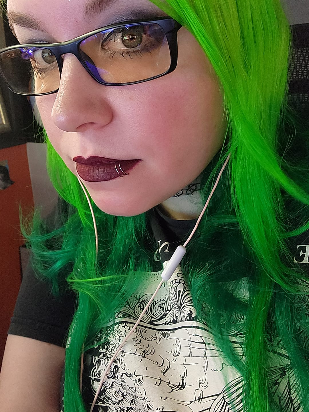 Customer photo review of Evermore Liquid Lipstick: Nocturne