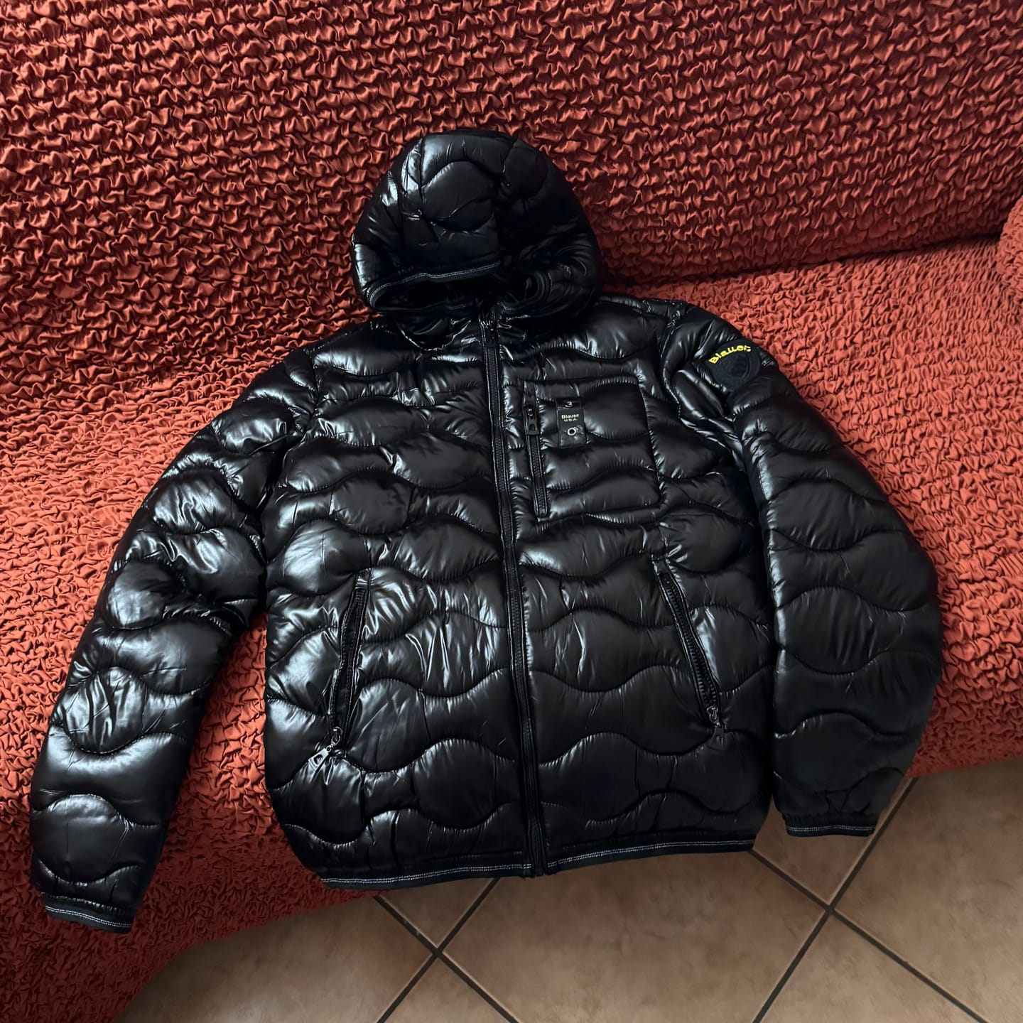Customer photo review of Giubbino Blauer