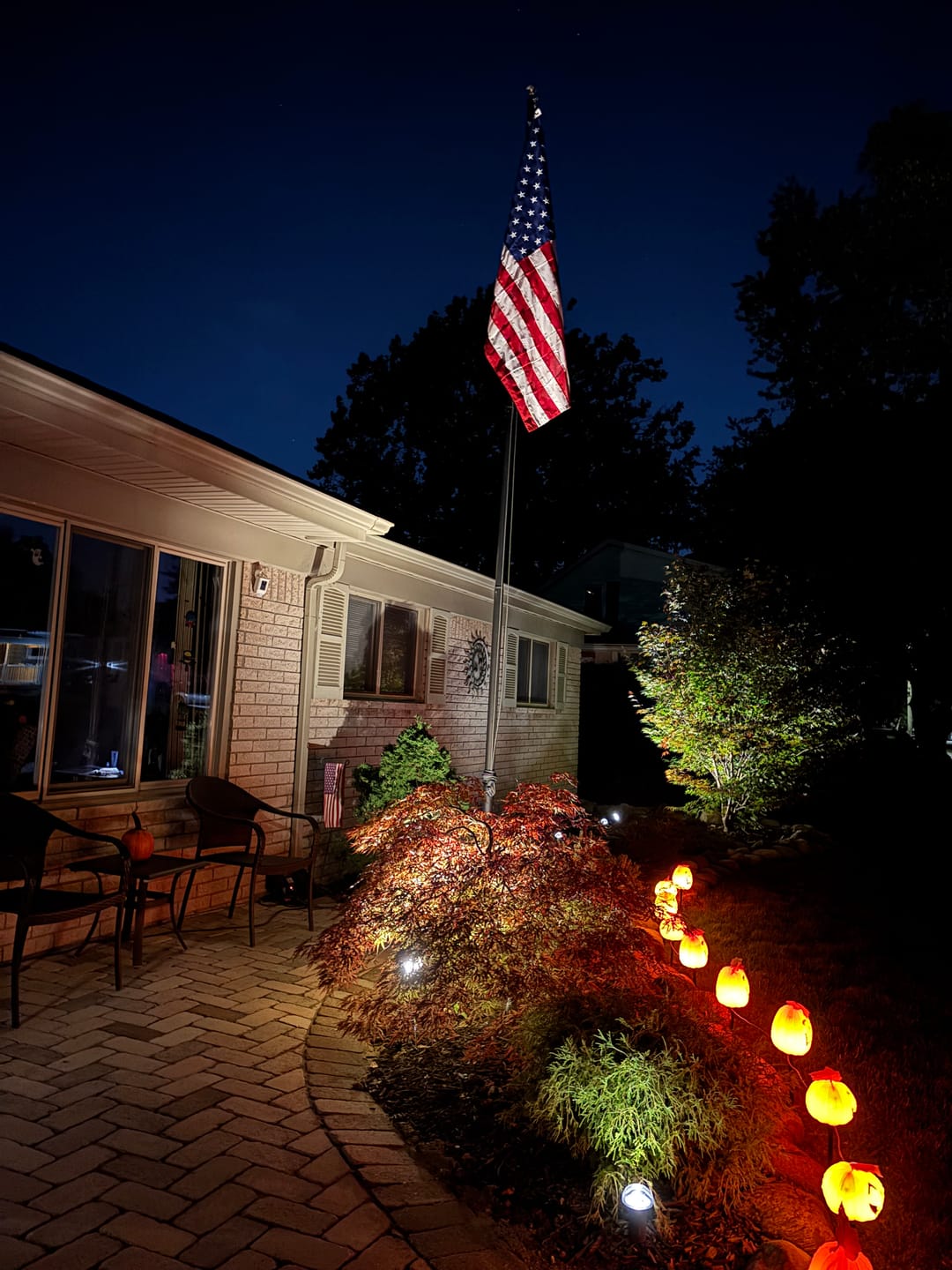 Customer photo review of Ultra Heavy Duty American Flag - 2-ply Polyester - Made In USA
