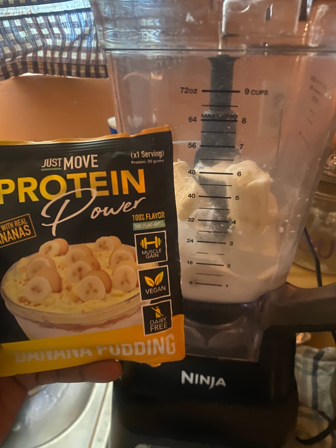 Customer photo review of Banana Pudding Protein