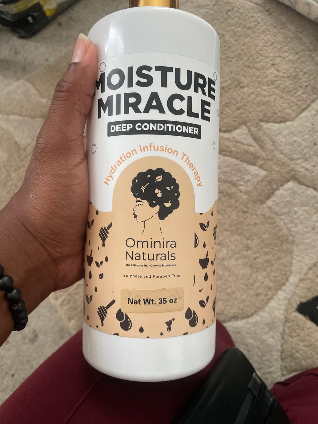 Customer photo review of Moisture Miracle - Deep Conditioner