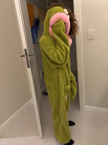 Customer photo review of The Snuggle Onesie™