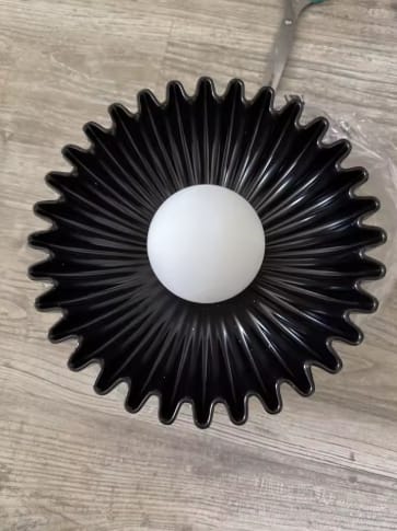 Customer photo review of Nomi | Sculptural Ceramic Wall Sconce
