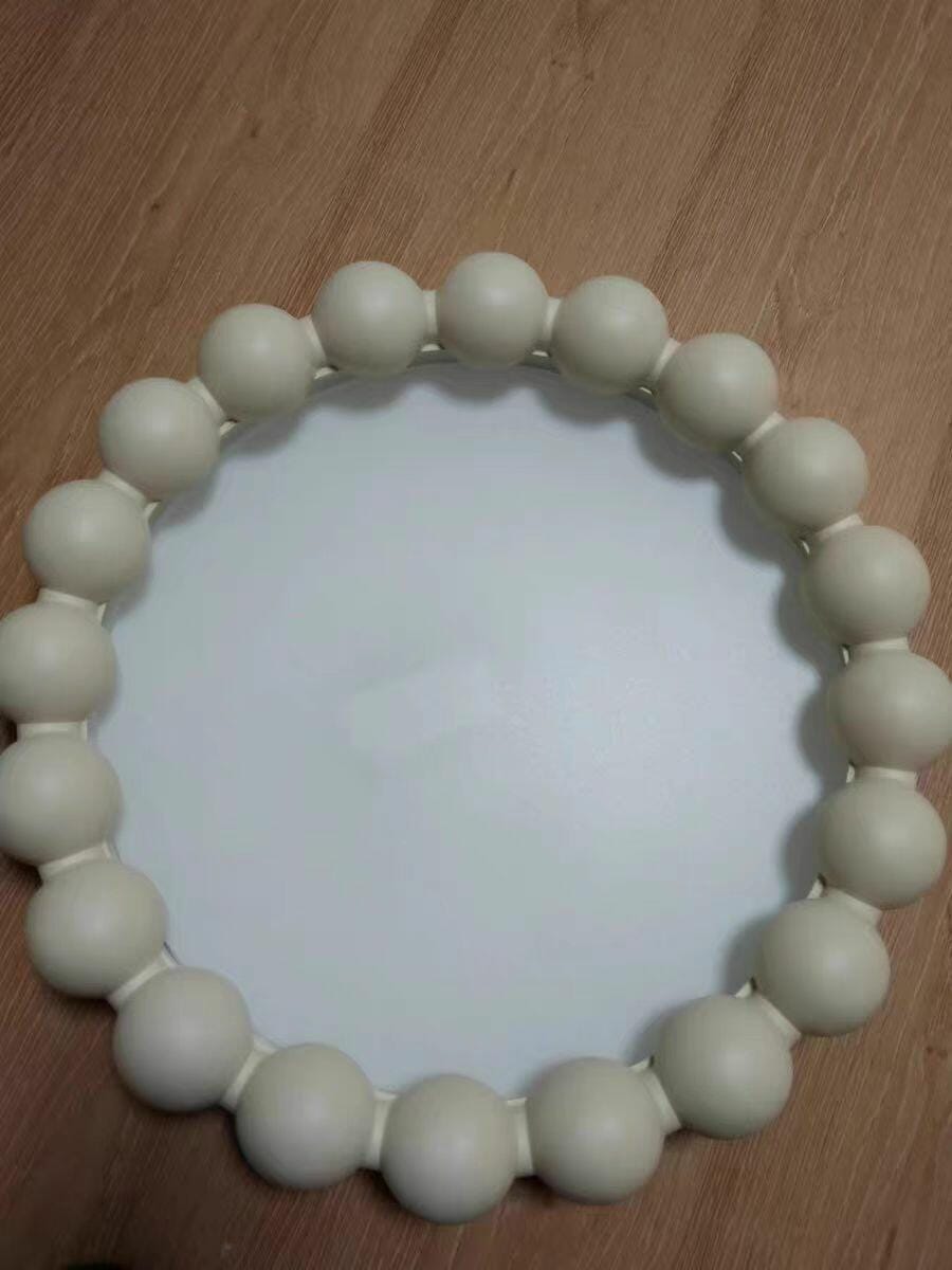 Customer photo review of Round Resin Ceiling Light, Acrylic Diffuser, 44 cm