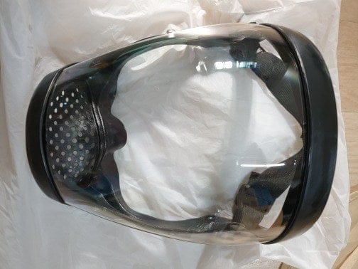 Customer photo review of Visière de protection intégrale anti-buée
