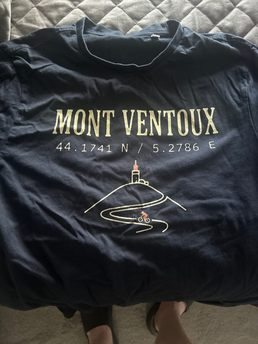 Customer photo review of Mont Ventoux Cycling T-Shirt