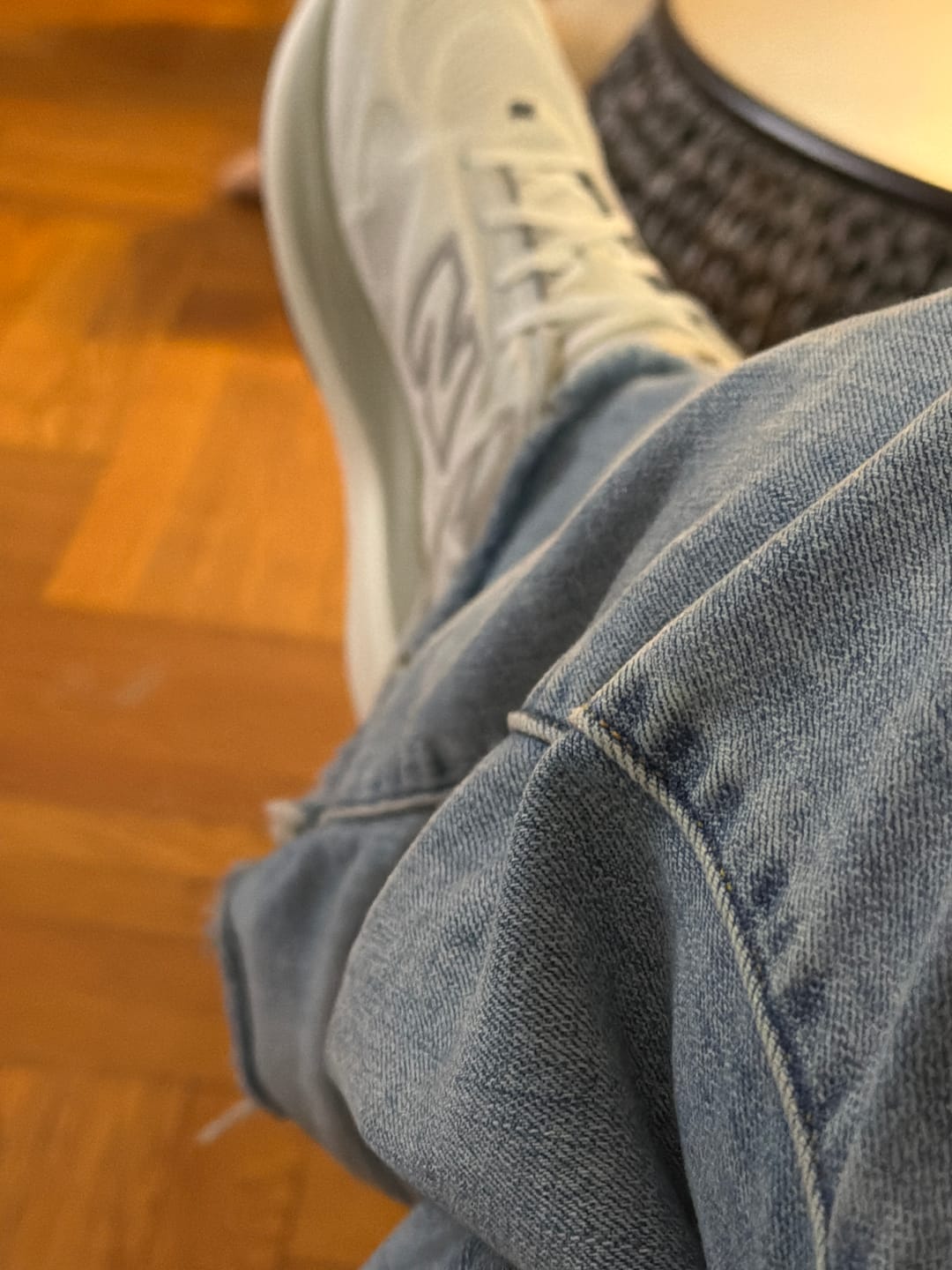Customer photo review of New Balance Women's 1080v15 Running Shoes  W10809DL White Truffle Salt