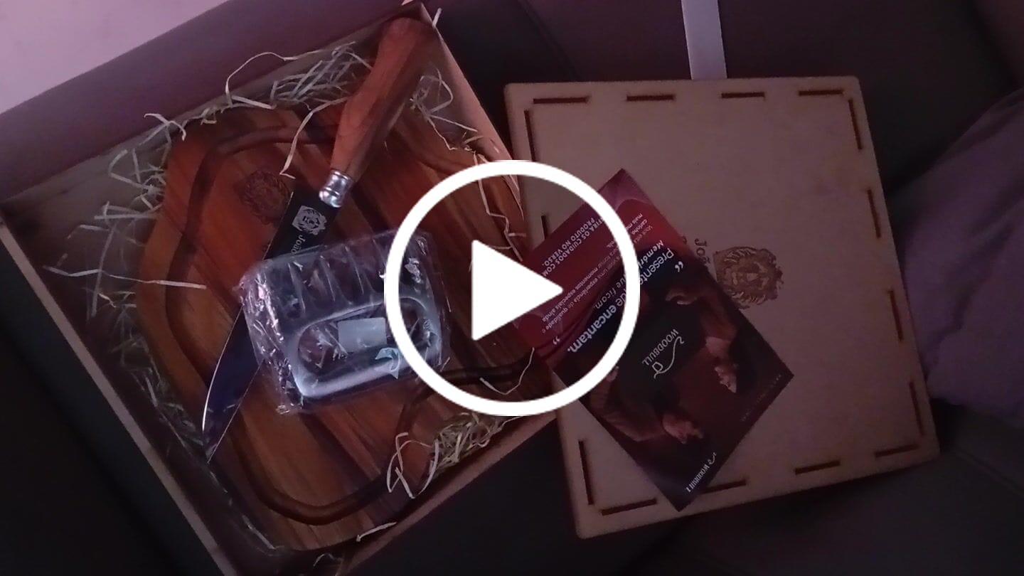 Customer video review of Kit Churrasco Personalizado Edição Especial WOODBULL