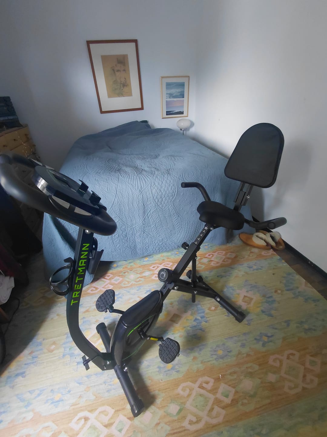 Customer photo review of Tretmann RIDE- Heimtrainer mit tiefem Einstieg