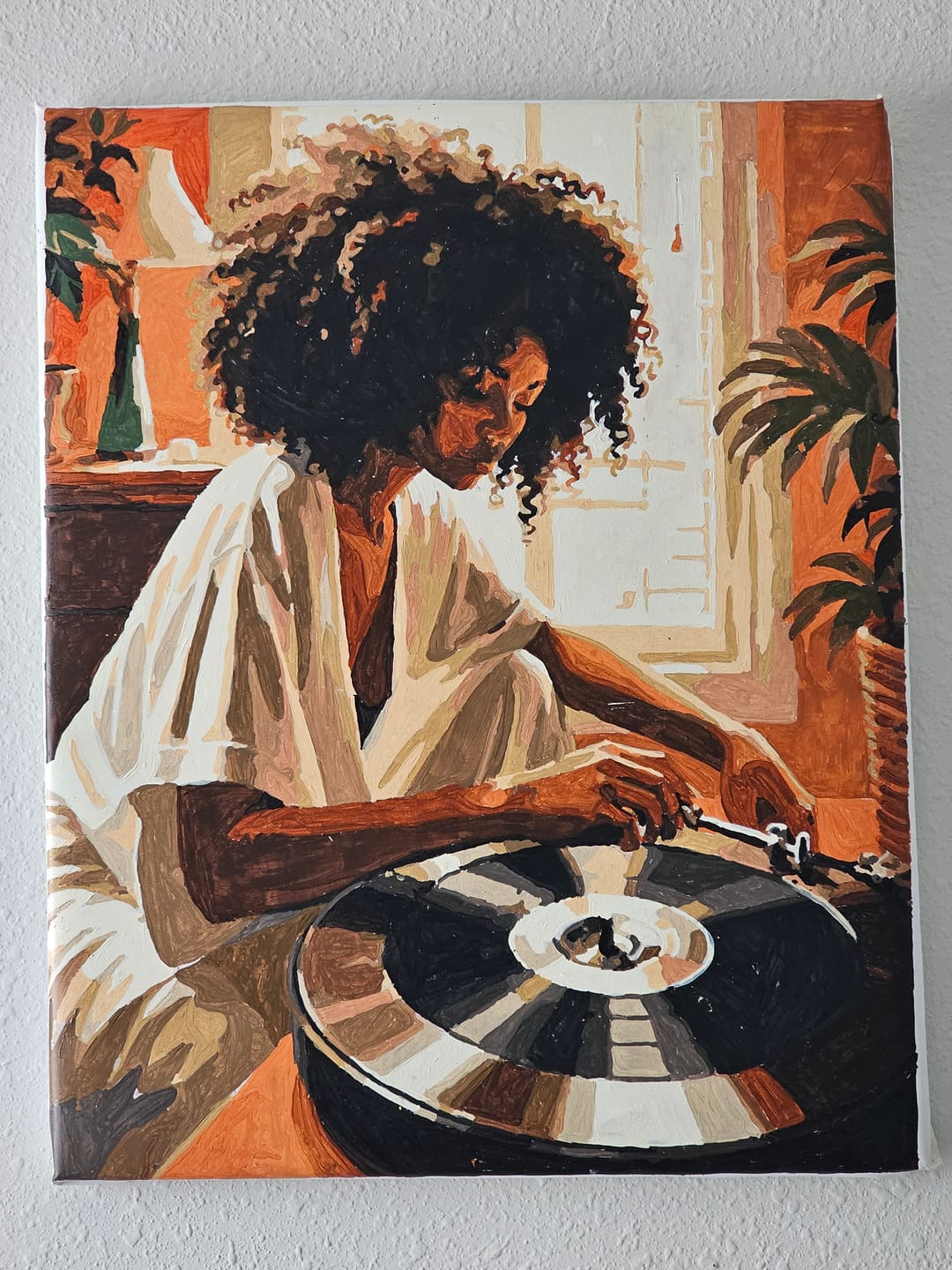 Customer photo review of Soulful Vibes | Paint by Number