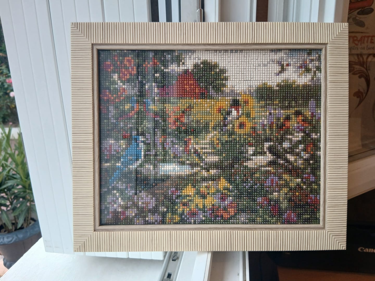 Customer photo review of Diamond Painting - Jardin des Oiseaux