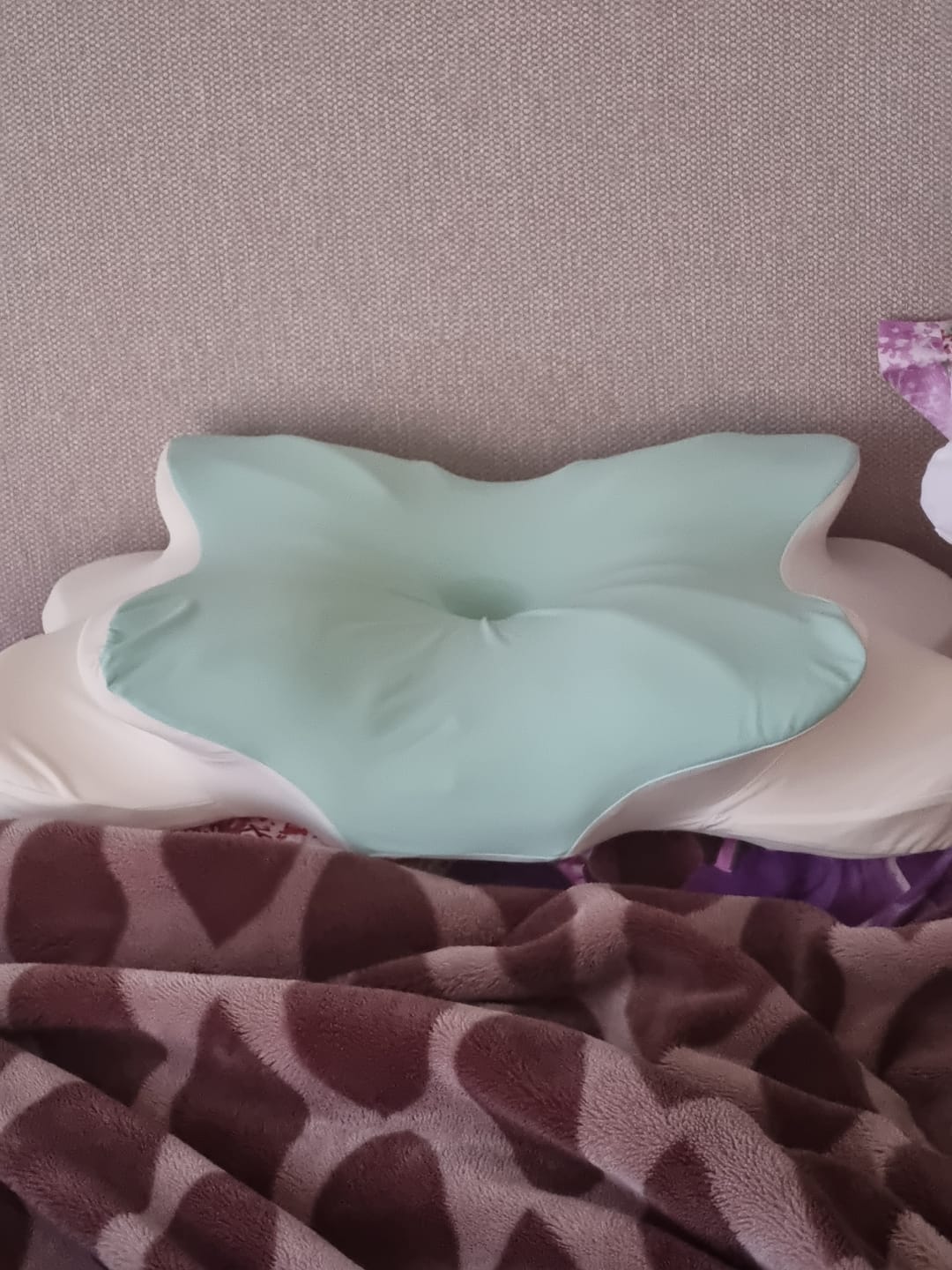 Customer photo review of Sleepsake Butterfly Pillow