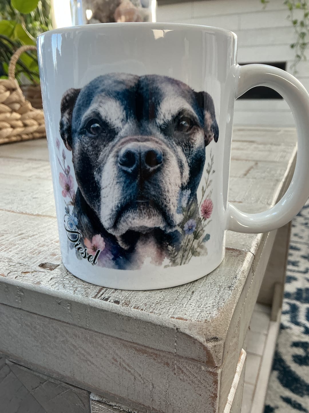 Customer photo review of Watercolor - Personalized Mug