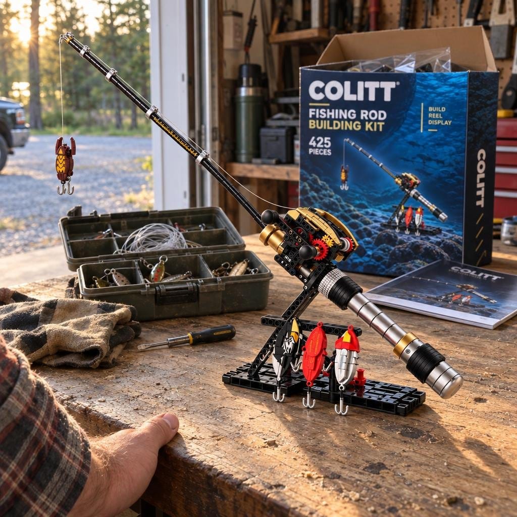 Customer photo review of Fishing Rod Building Block set