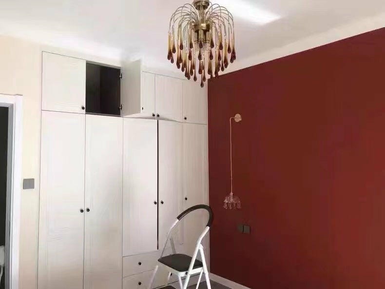 Customer photo review of Crystal Waterfall Chandelier, Gold-Finish Brass, 50 cm